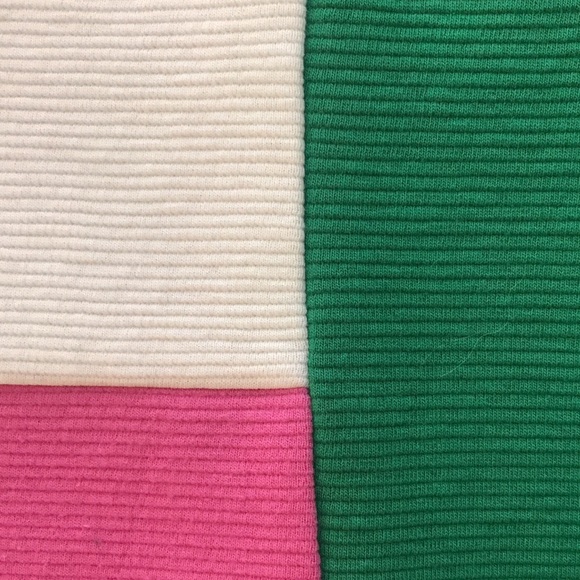 Boden Geraldine Color Block Sleeveless Dress Pink Green White Size 6 - Picture 9 of 15